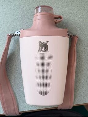 Stanley Rose Quartz Cross Bottle